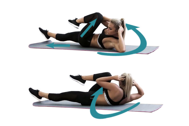 Bicycle crunch