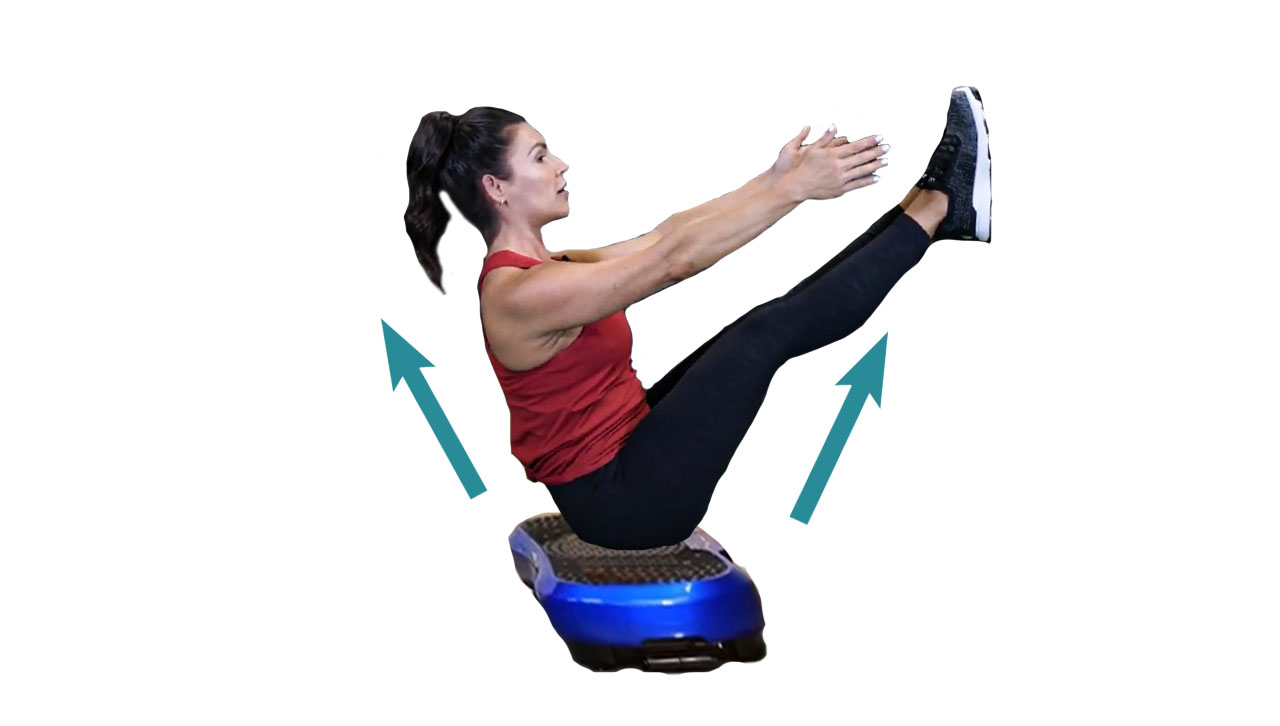 Sit-ups in the V shape